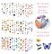 Wrapables Pressed Flower Themed PET Stickers for Scrapbooking, Junk Journals, Stationery, Card Making, DIY, Arts and Crafts, Water Bottles, Phones, Laptops (480pcs), 36 Sheets